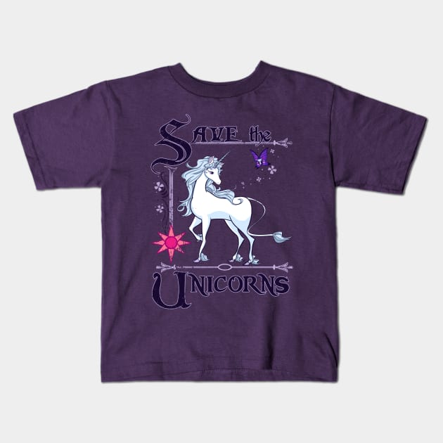 Magical Conservation Kids T-Shirt by kalgado